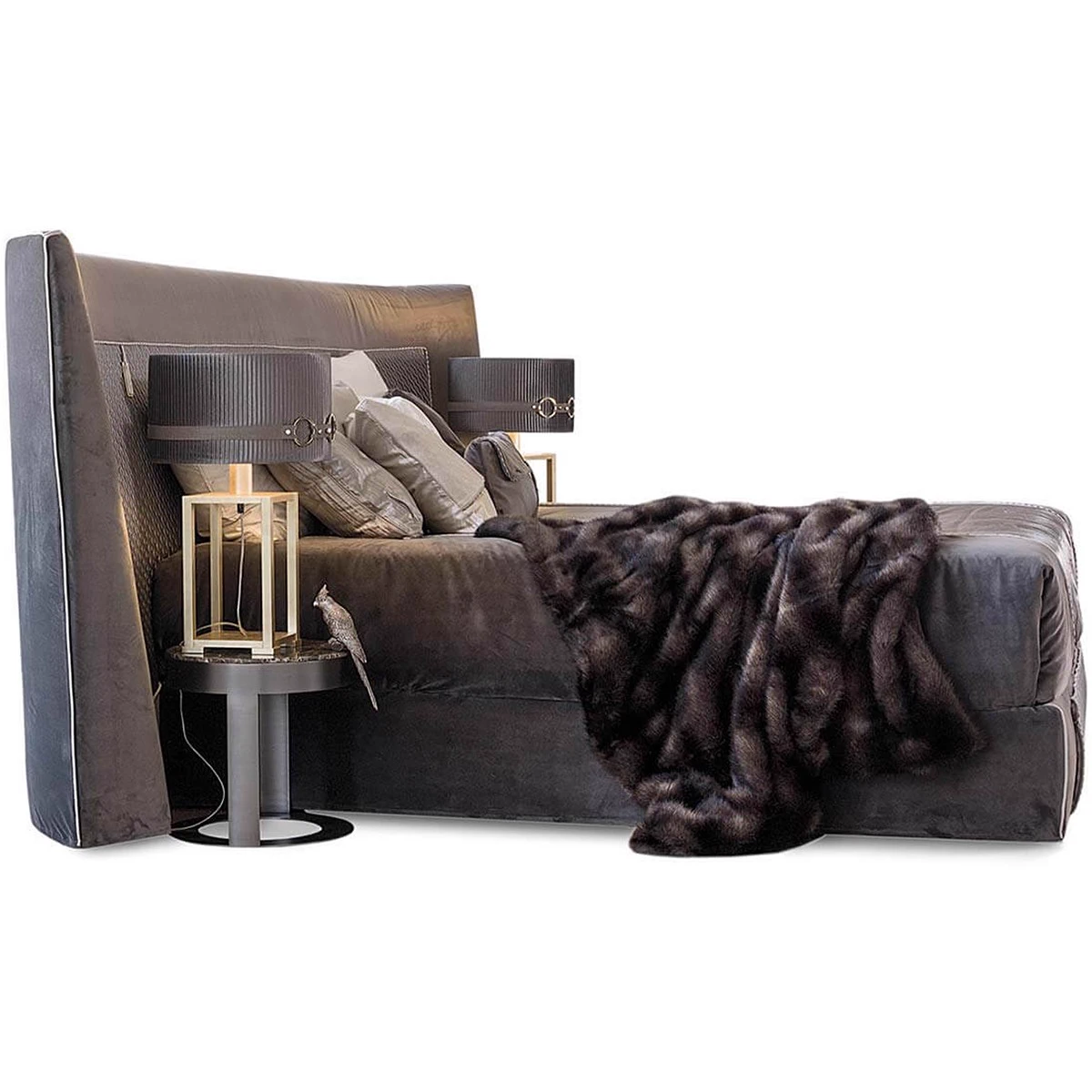 Кровать Duse — Vittoria Frigerio, кожа