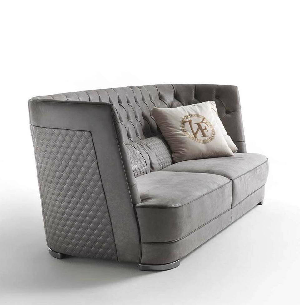 Диван-кровать Gori Capitonne — Vittoria Frigerio, кожа, фото 2