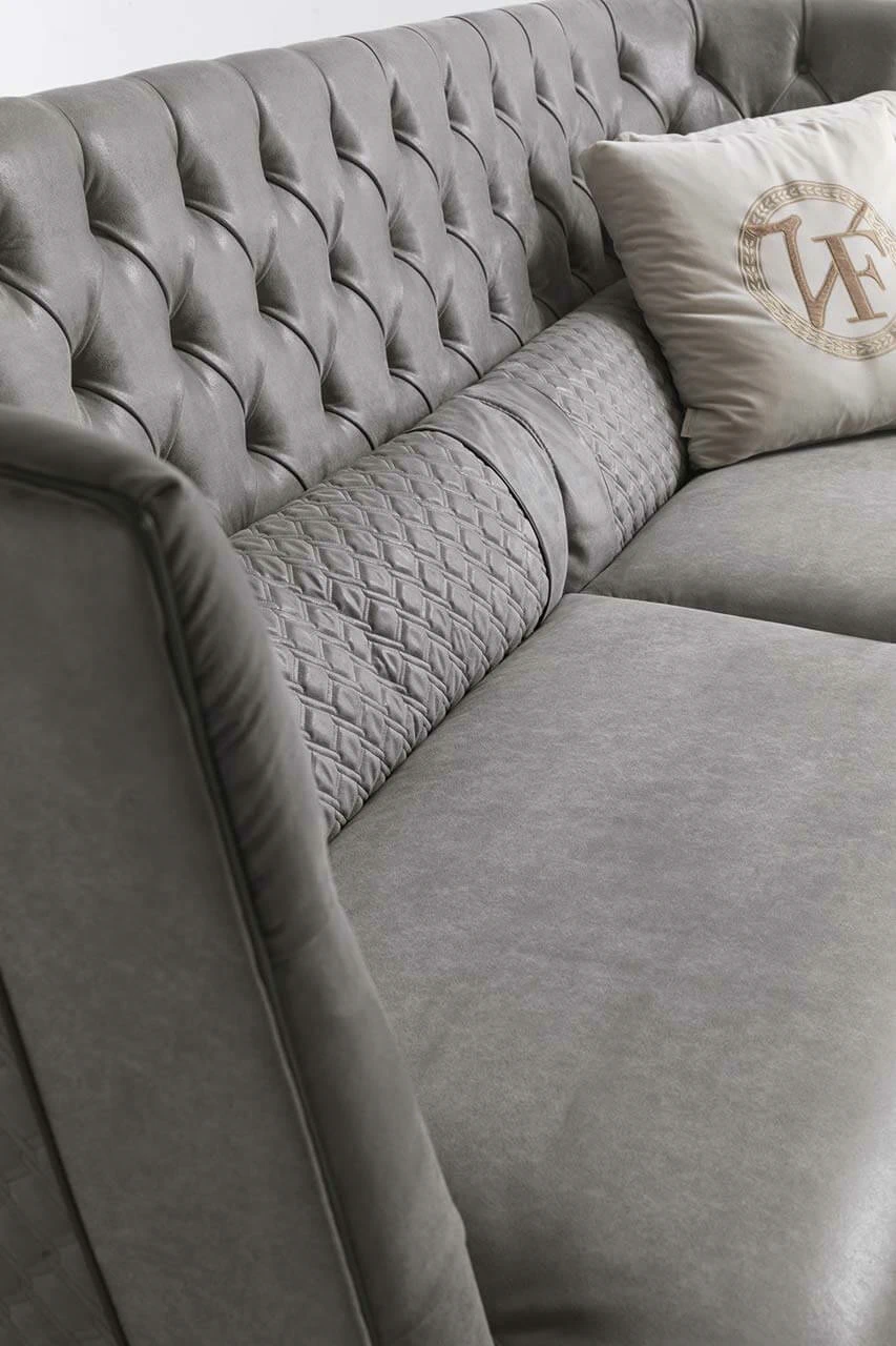 Диван-кровать Gori Capitonne — Vittoria Frigerio, кожа, фото 4