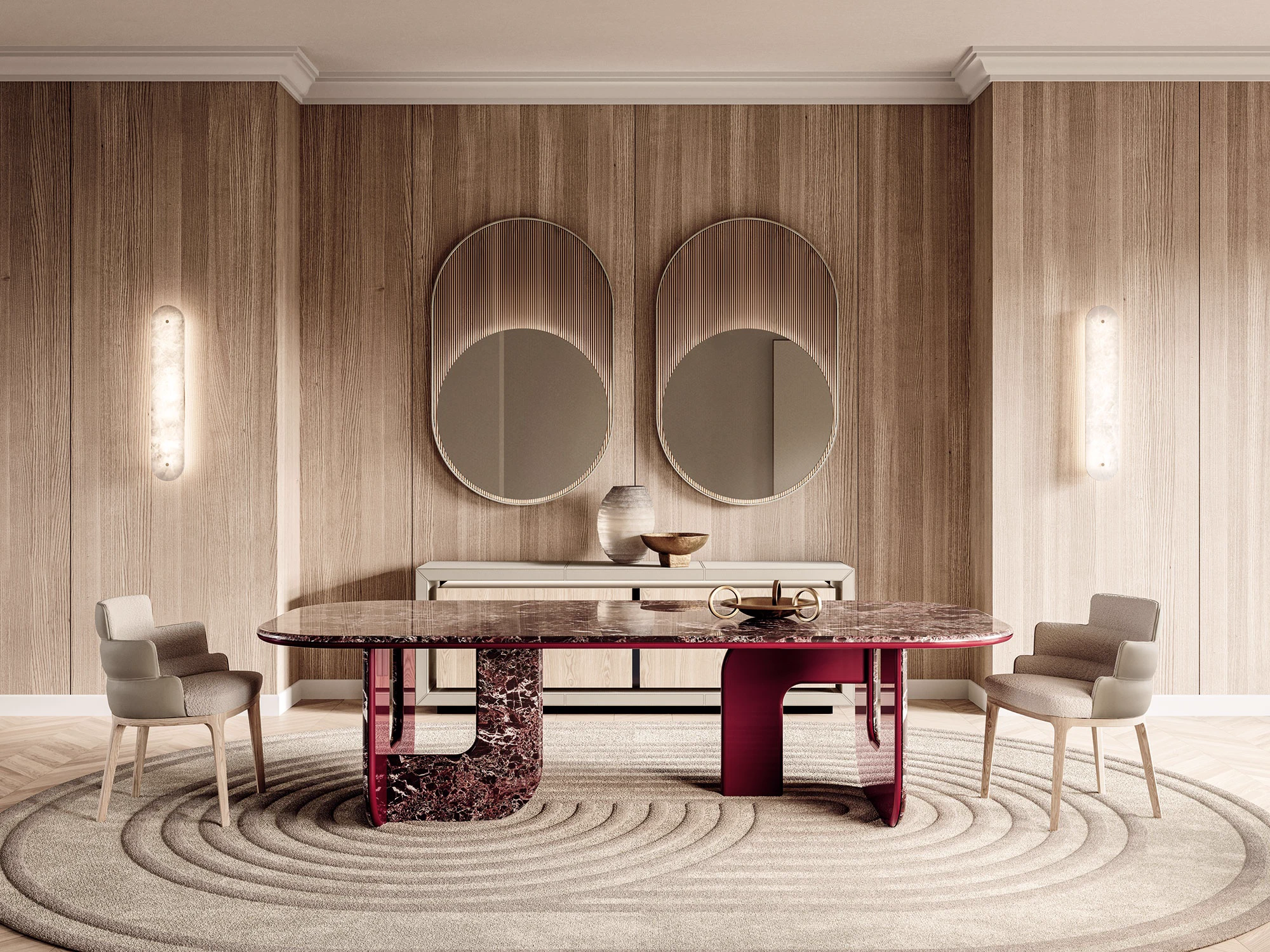 Стол Gregory — Vittoria Frigerio, мрамор, фото 6