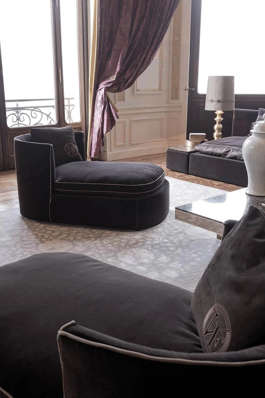 Кресло Litta Longue — Vittoria Frigerio, ткань, фото 3