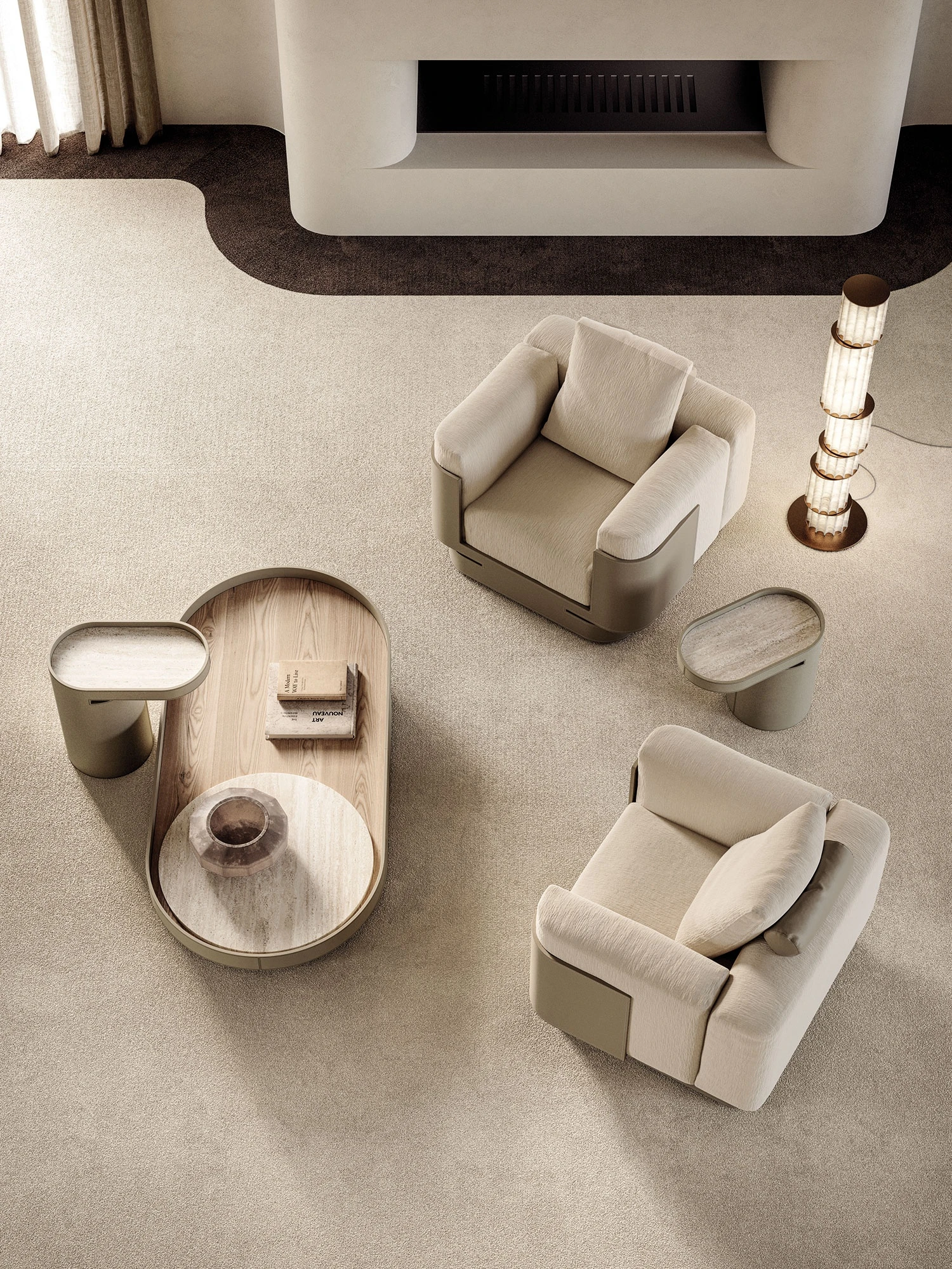 Кресло Necchi — Vittoria Frigerio, кожа, фото 5