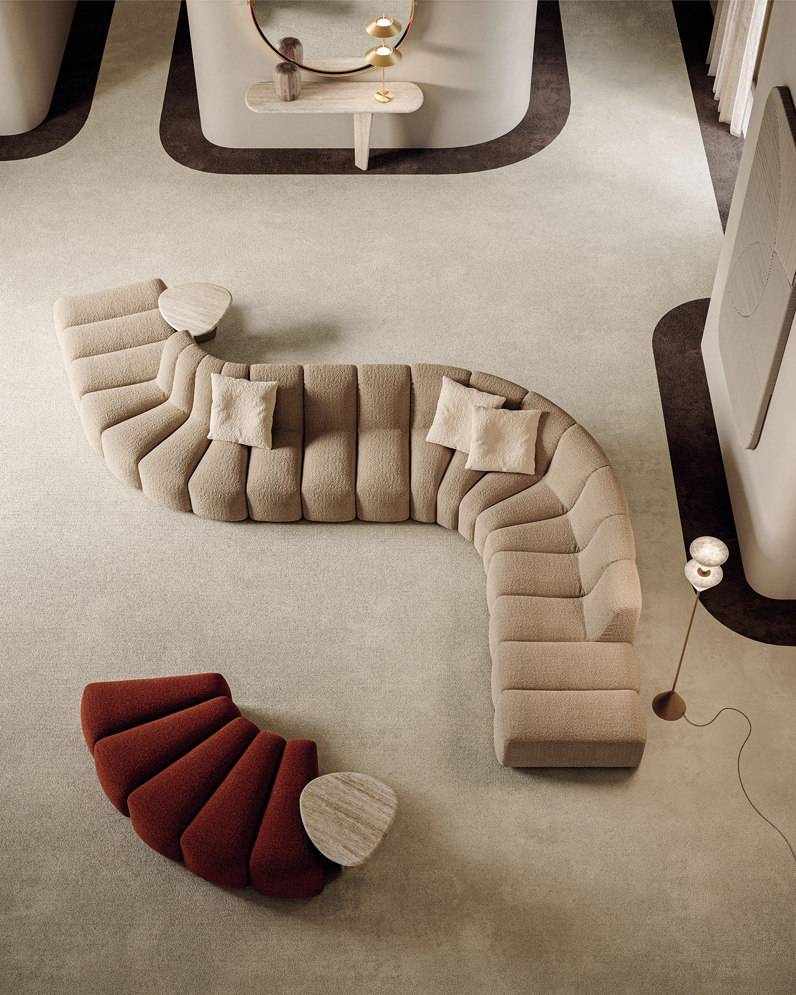 Диван Noah — Vittoria Frigerio, кожа, фото 4