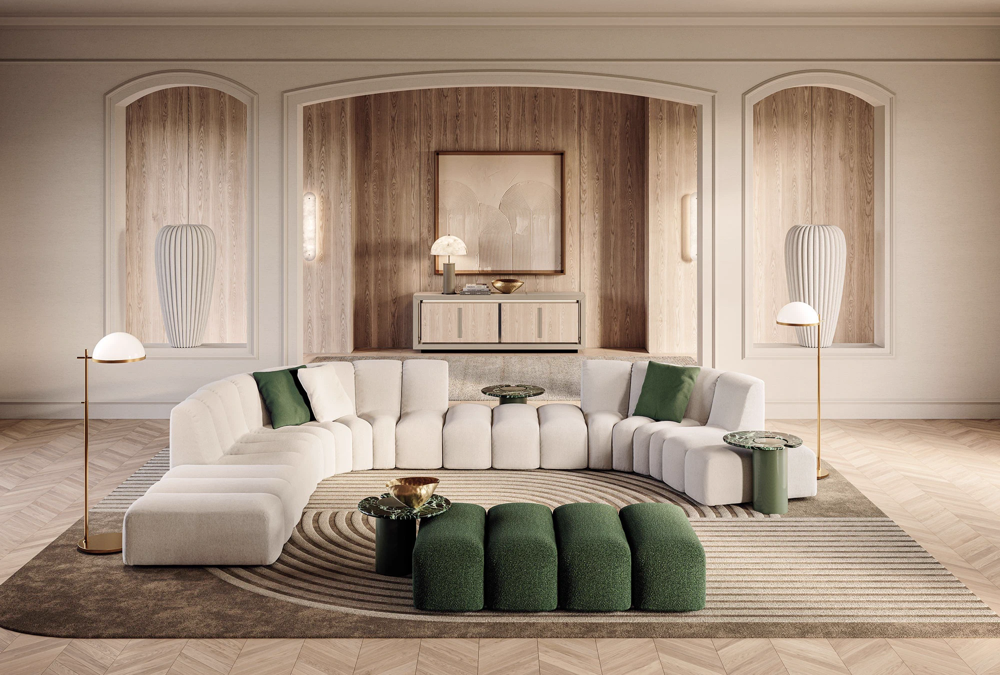 Диван Noah — Vittoria Frigerio, кожа, фото 5
