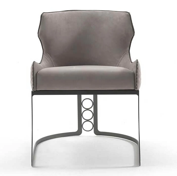 Кресло Piola Metal — Vittoria Frigerio, кожа, фото 2