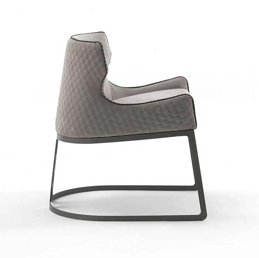 Кресло Piola Metal — Vittoria Frigerio, кожа, фото 3