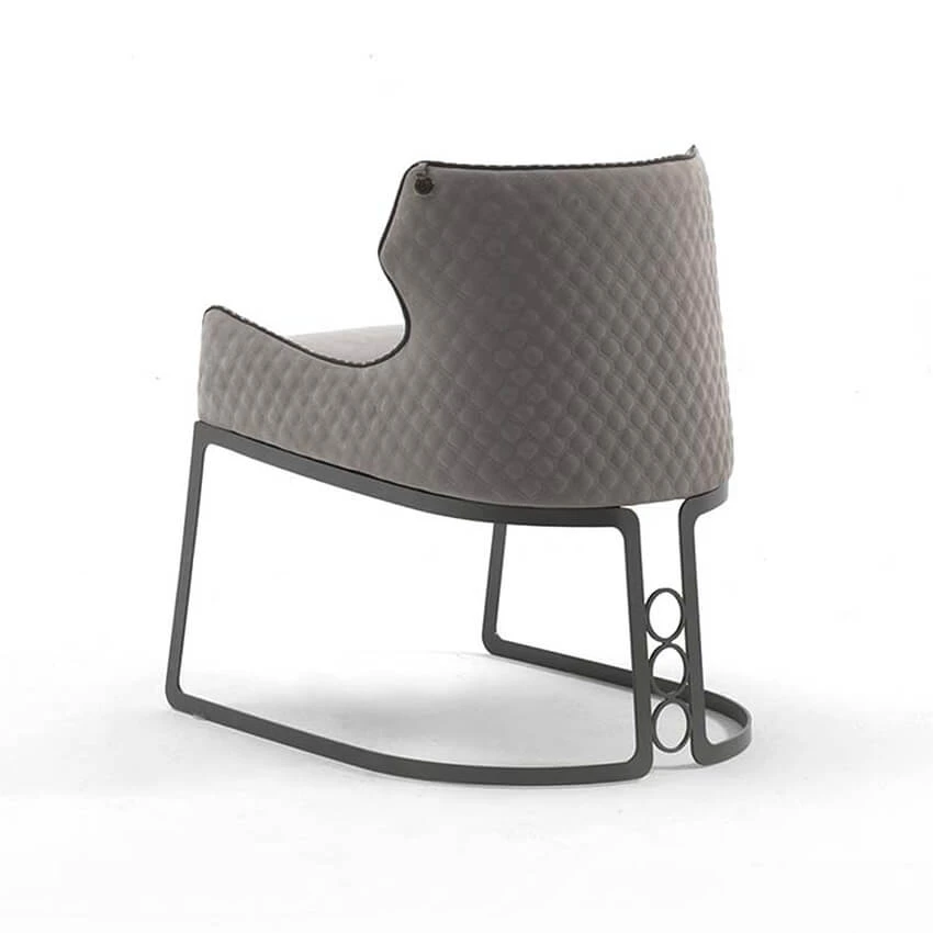 Кресло Piola Metal — Vittoria Frigerio, кожа, фото 4