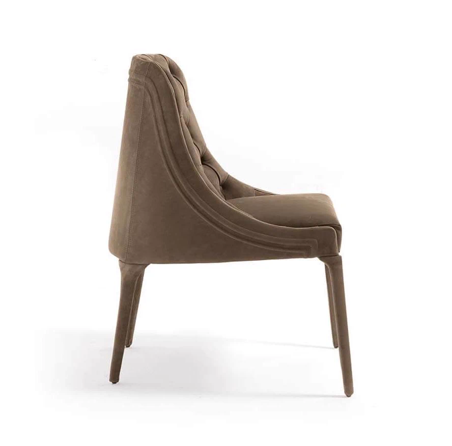 Стул Poggi High Capitonne — Vittoria Frigerio, кожа, фото 3