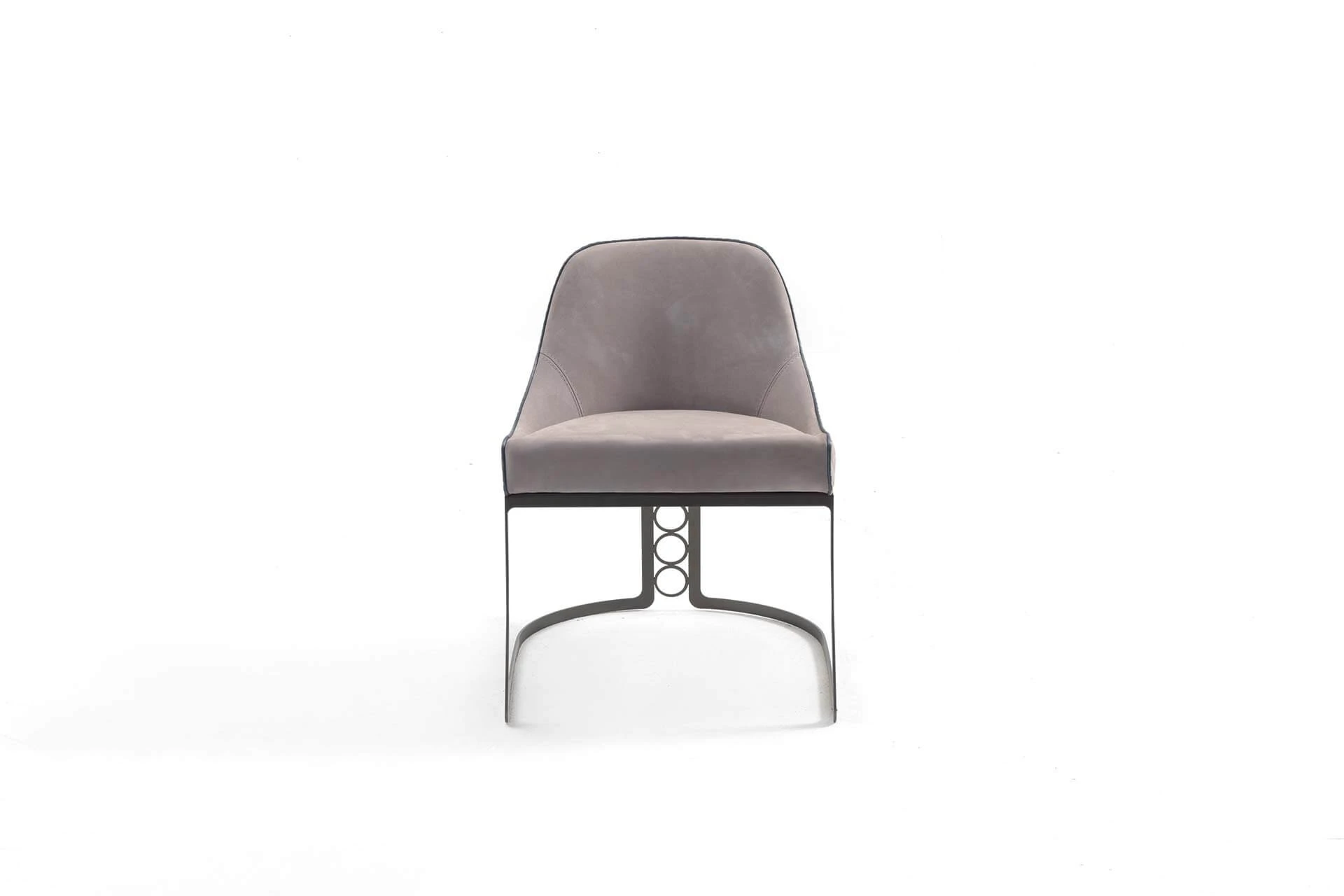 Кресло Poggi Metal — Vittoria Frigerio, кожа, фото 2