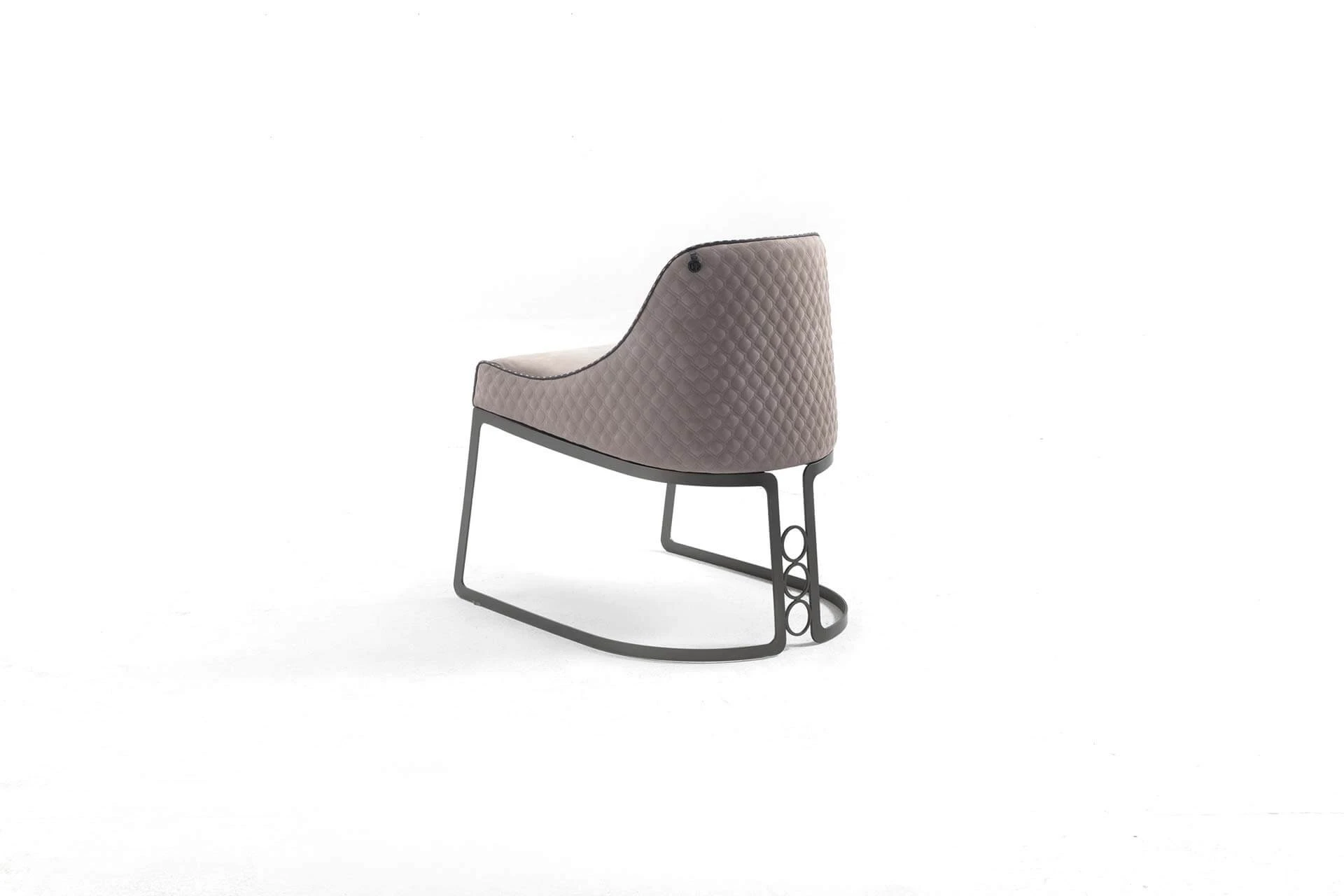 Кресло Poggi Metal — Vittoria Frigerio, кожа, фото 4