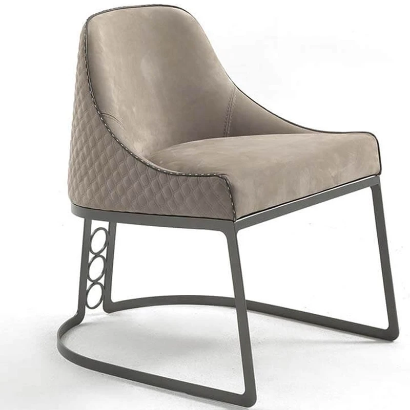 Кресло Poggi Metal — Vittoria Frigerio, кожа