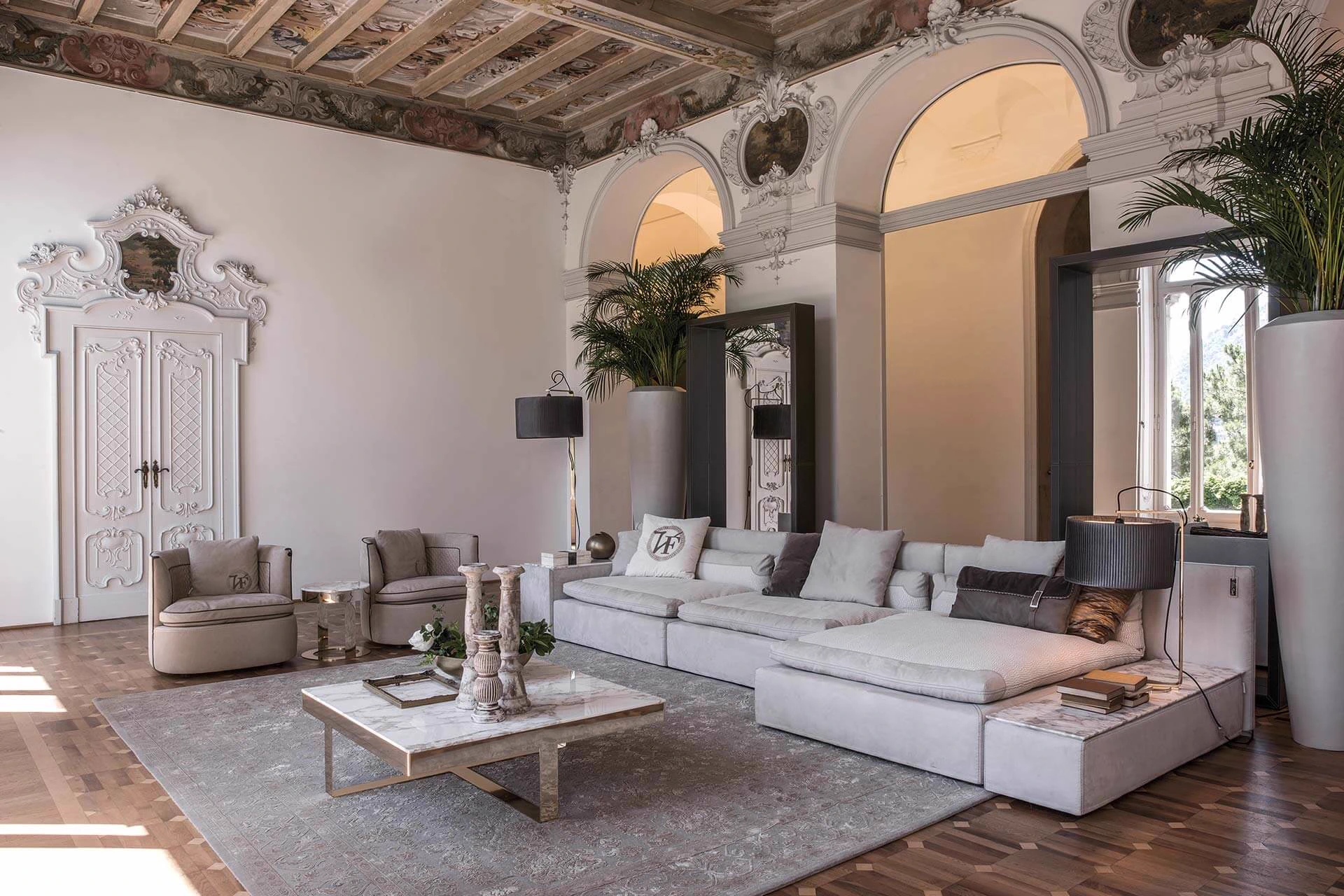 Диван Serbelloni — Vittoria Frigerio, кожа, фото 2