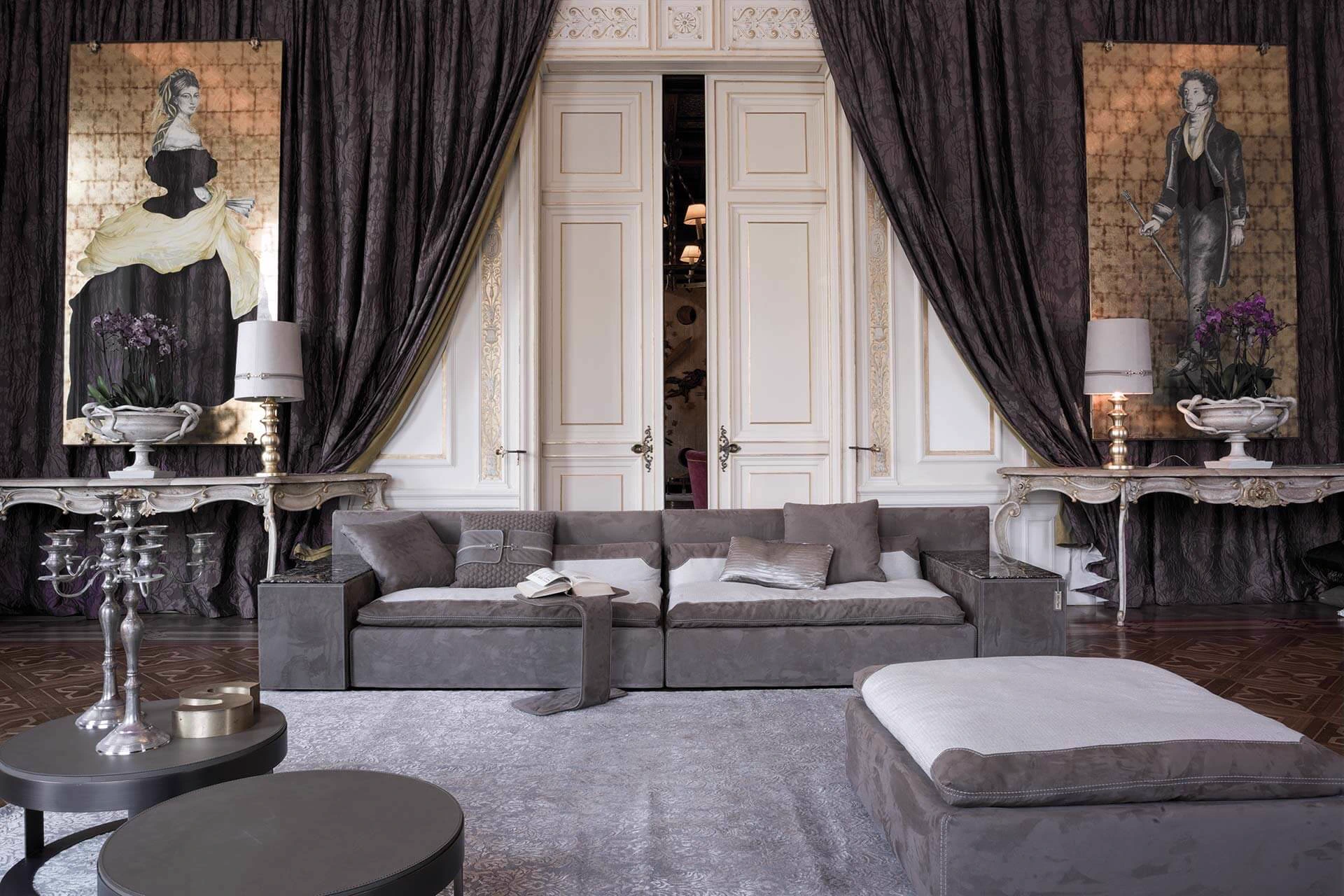 Диван Serbelloni — Vittoria Frigerio, кожа, фото 4