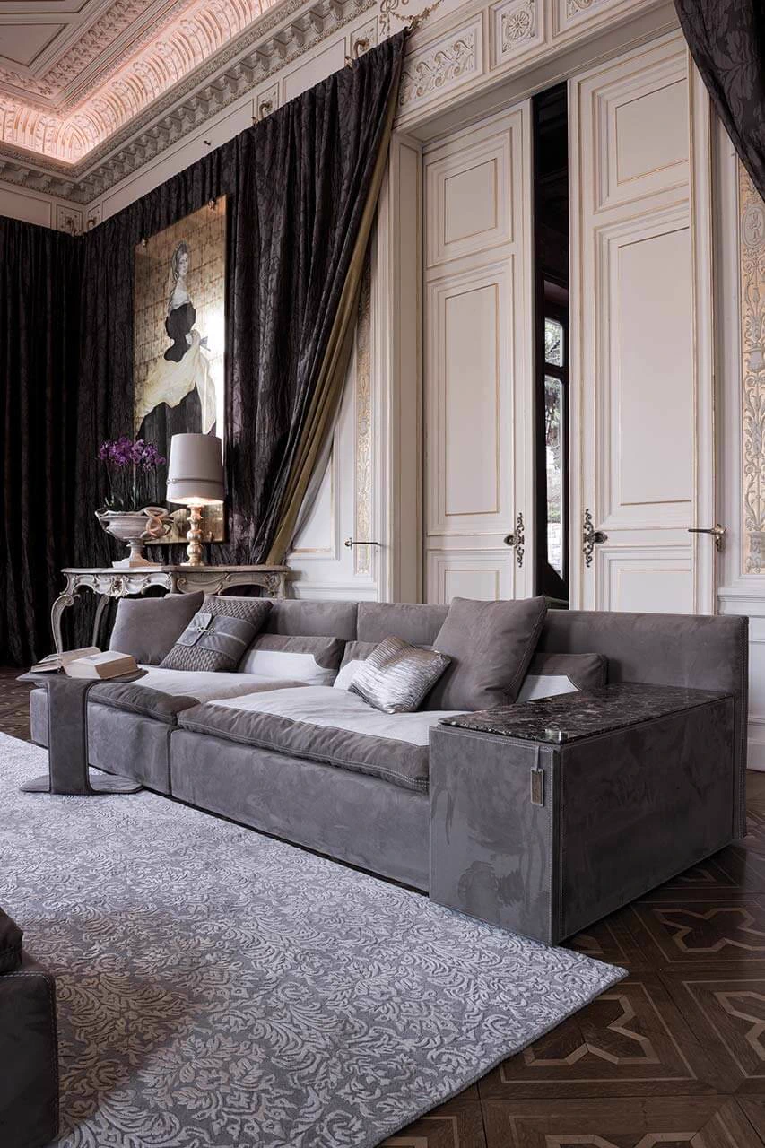 Диван Serbelloni — Vittoria Frigerio, кожа, фото 5