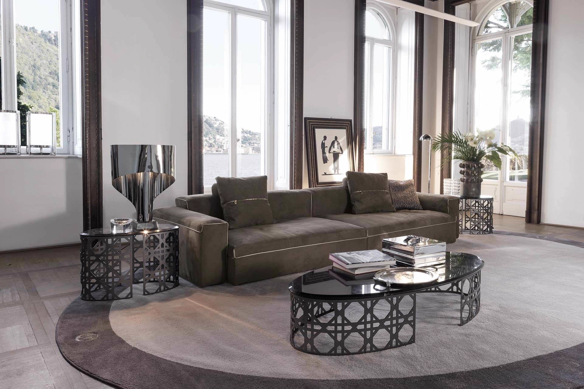 Диван Sforza — Vittoria Frigerio, кожа, фото 2
