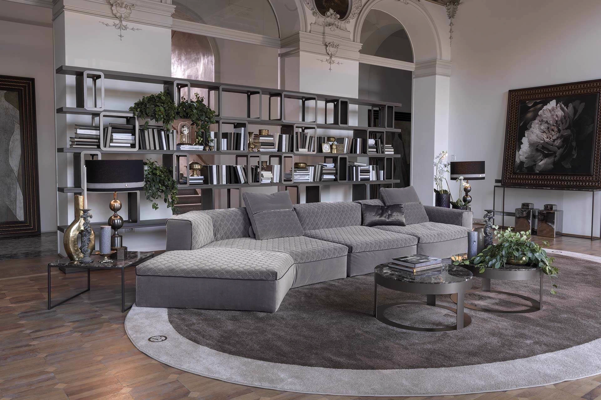Диван Sforza — Vittoria Frigerio, кожа, фото 4