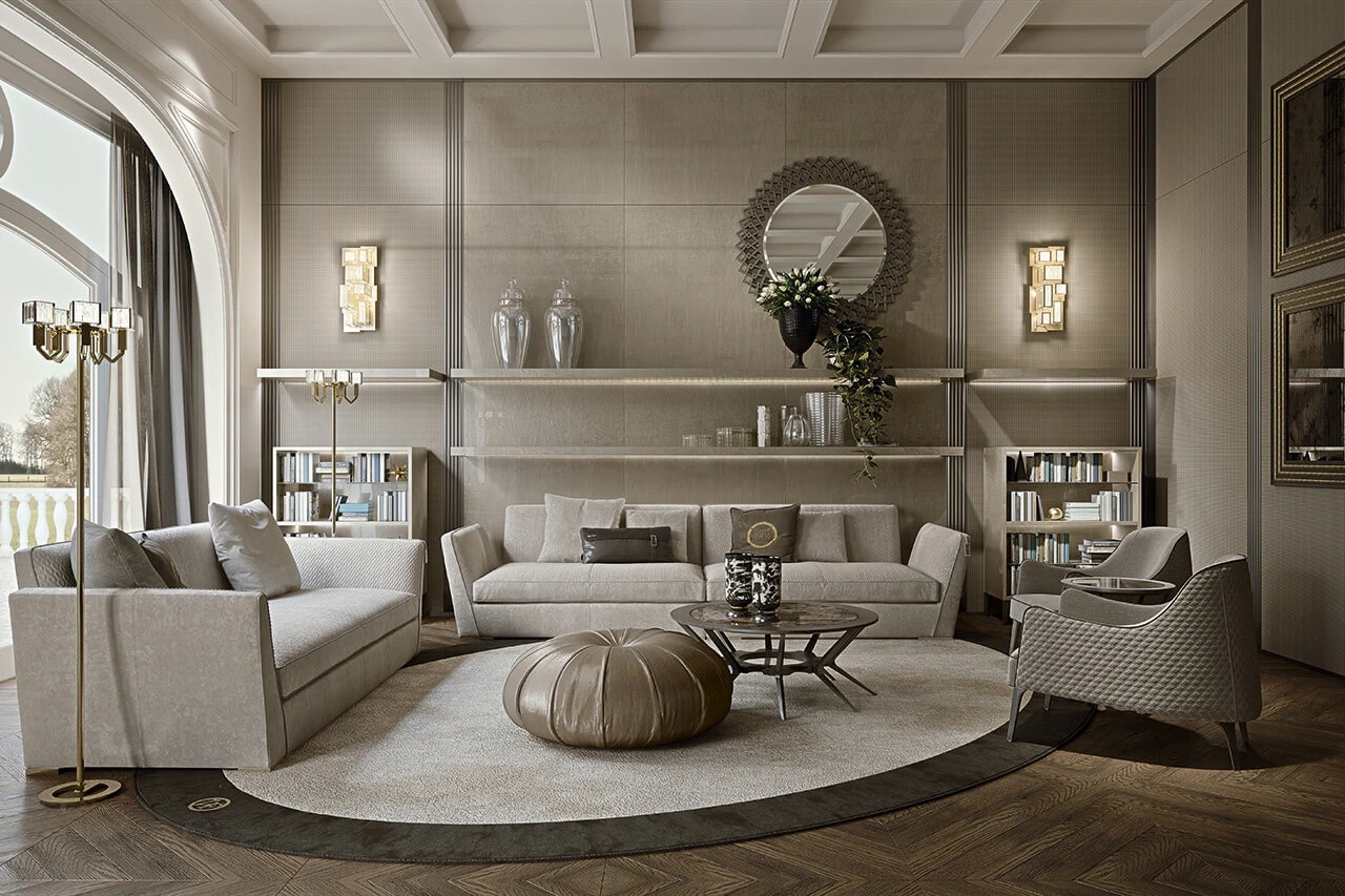 Диван Visconti — Vittoria Frigerio, кожа, фото 2
