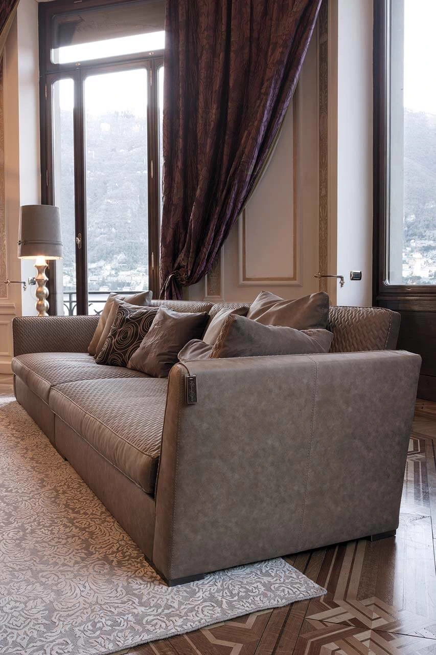 Диван Visconti — Vittoria Frigerio, кожа, фото 5