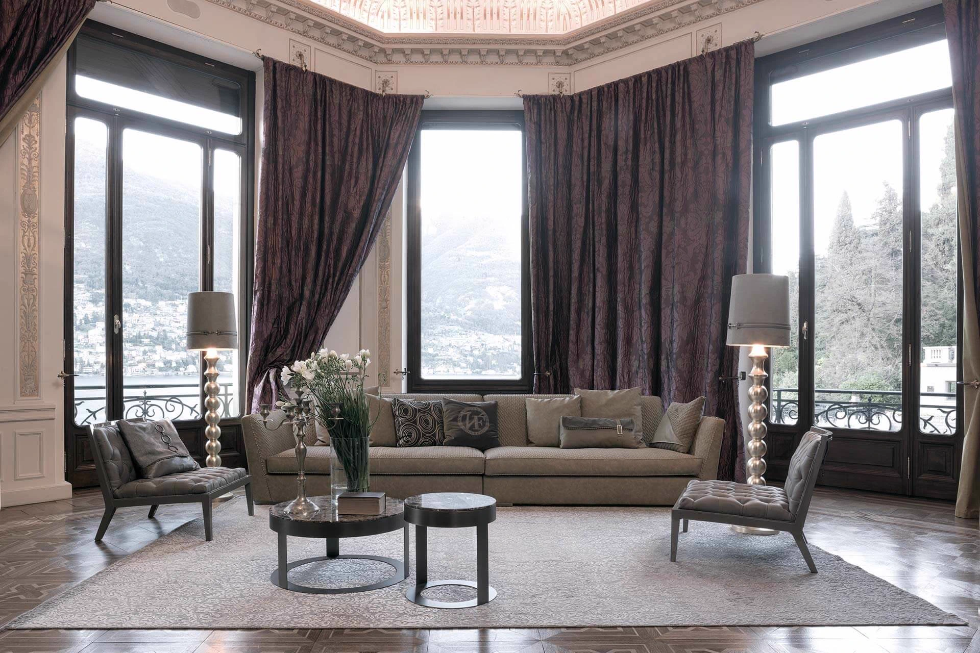 Диван Visconti — Vittoria Frigerio, кожа, фото 6