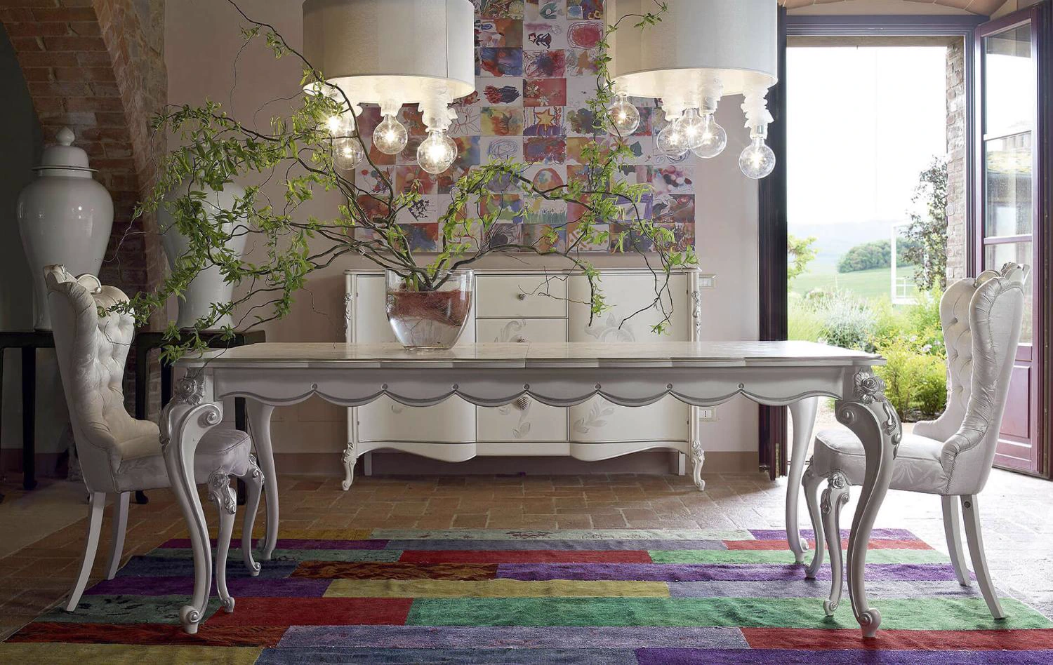 Стул Capri — Volpi, текстиль, фото 3
