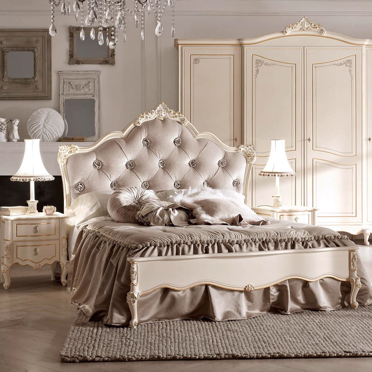 Кровать Perla — Volpi, текстиль