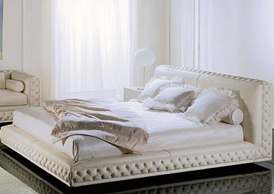 Кровать Atlantique Bed — Zanaboni, кожа