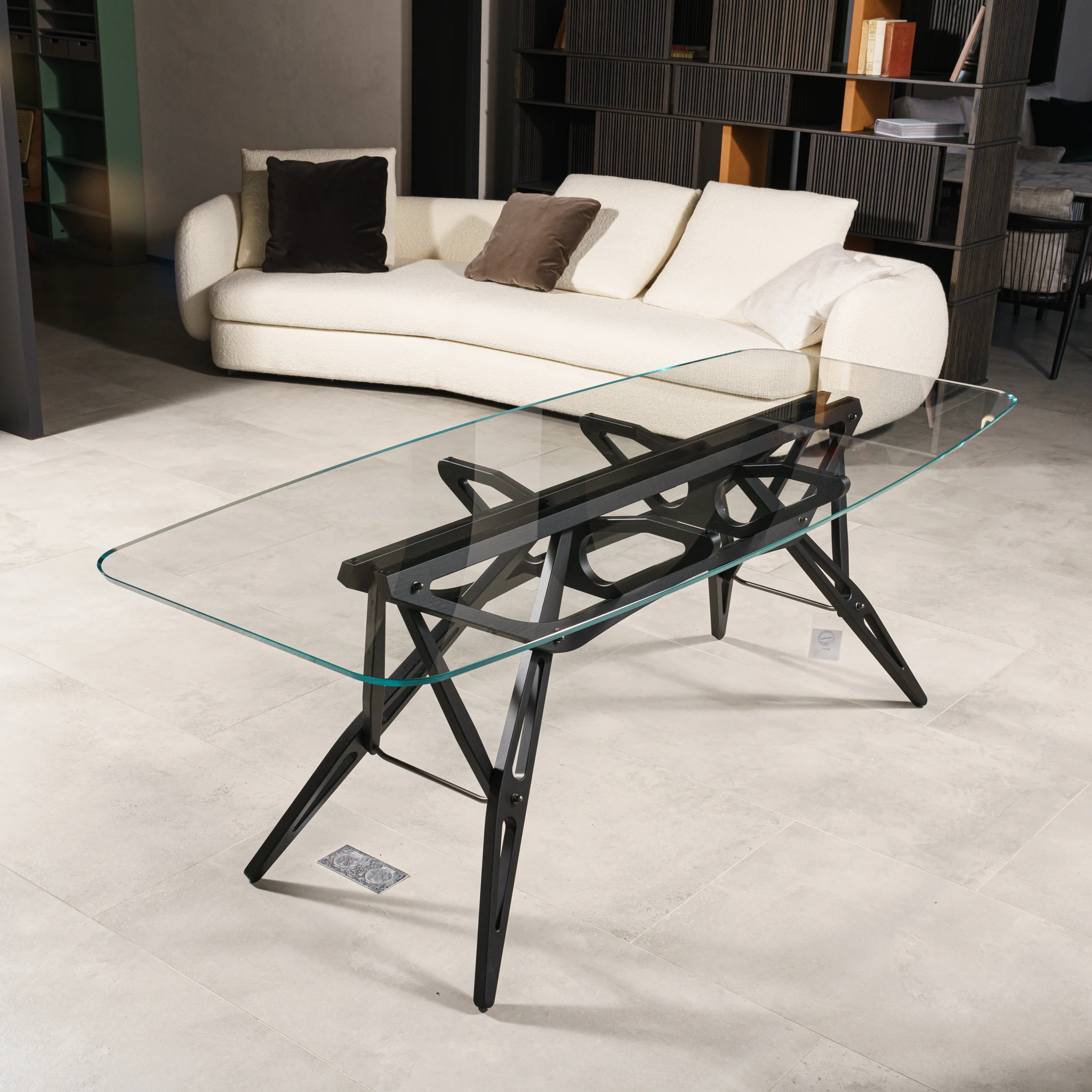 Стол CM Extra-clear glass Reale — Zanotta, стекло