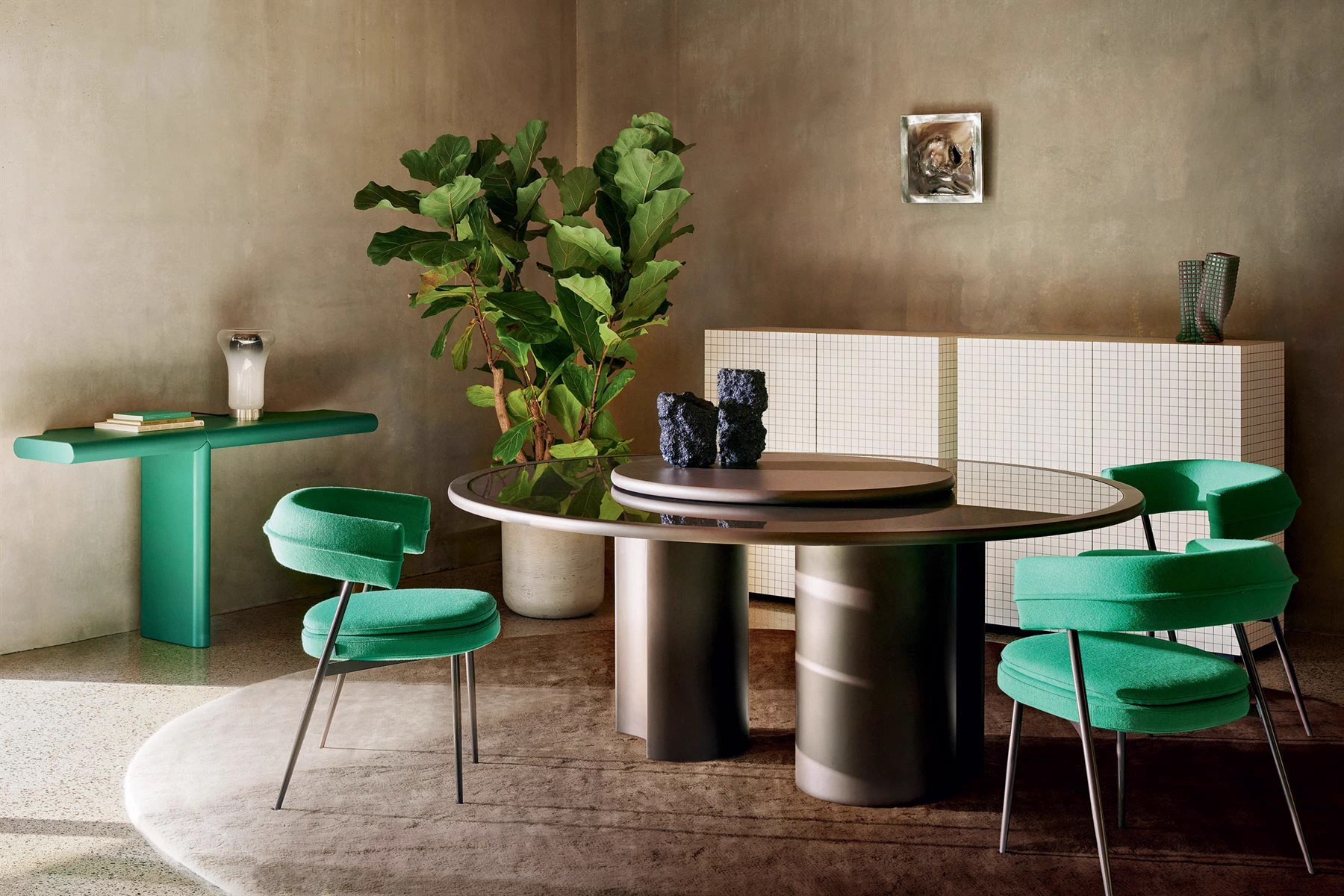 Вращающаяся столешница Lazy Susan — Zanotta, металл, фото 4