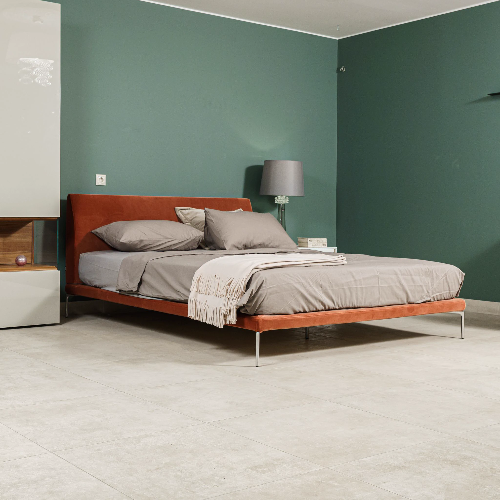 Кровать Talamo 160 — Zanotta, кожа